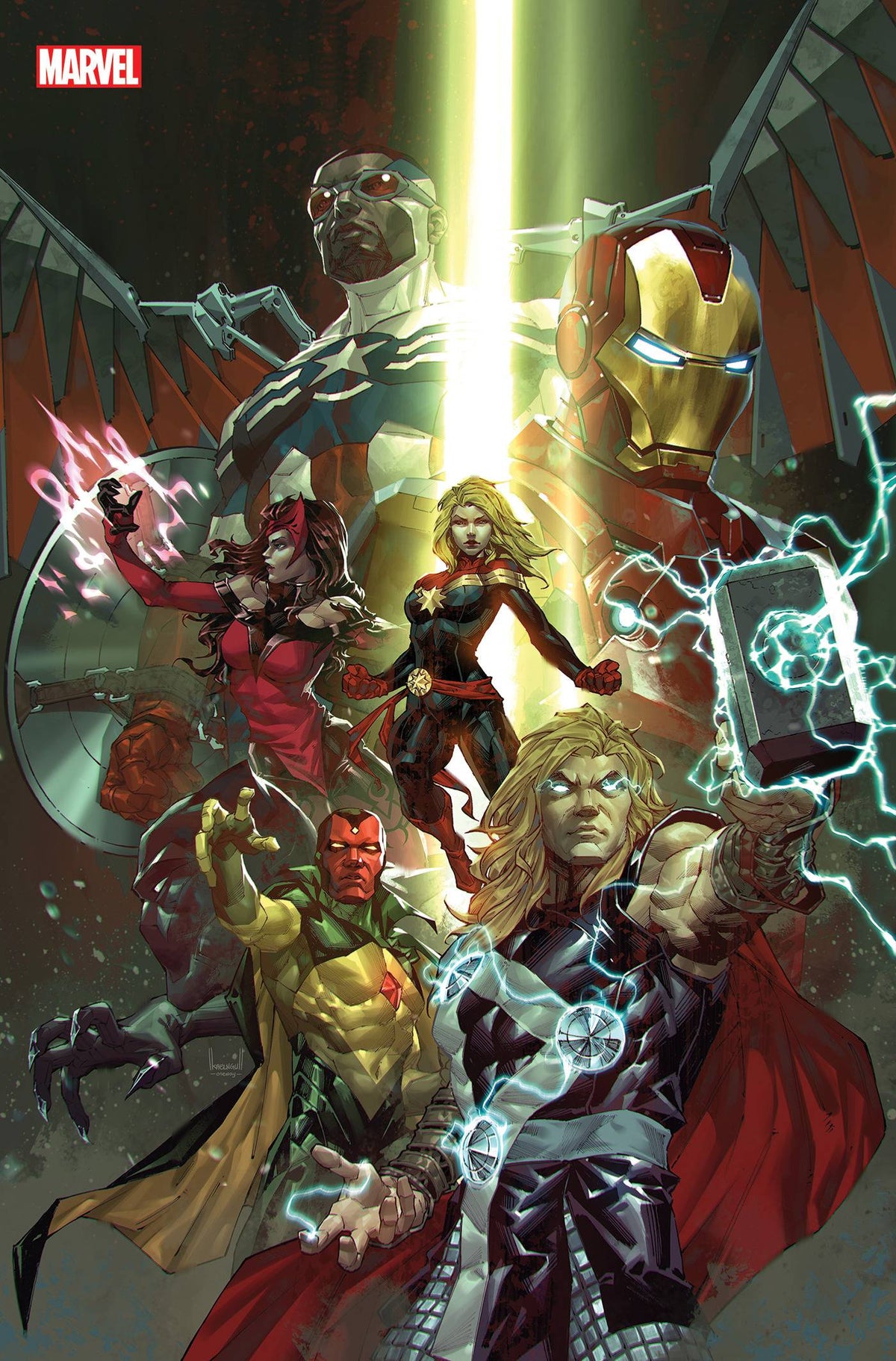 Marvel Comic Books > Incentives AVENGERS #1 1:100 INCV NGU VIRGIN VAR 75960620426700117 MAR230600
