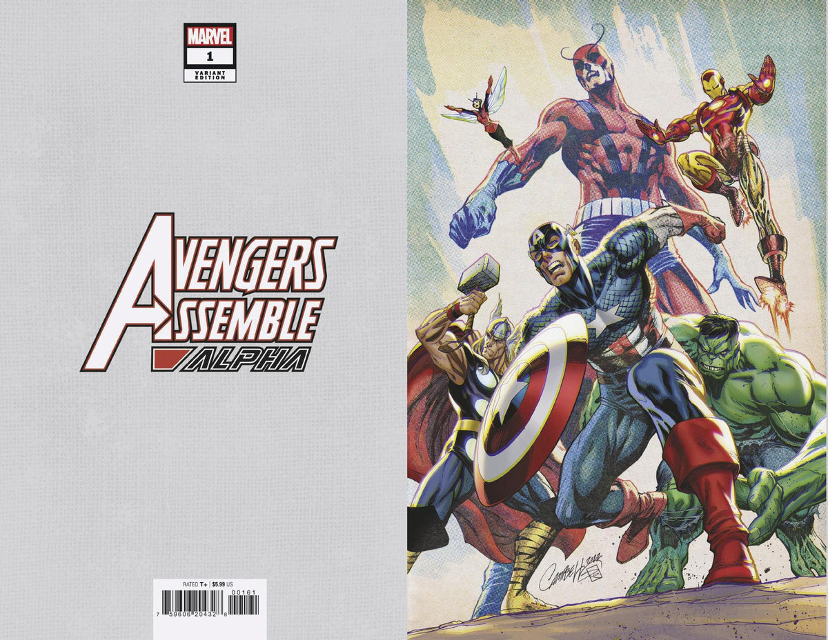 Marvel Comic Books > Incentives AVENGERS ASSEMBLE ALPHA #1 1:100 INCV JSC VIRG ANNIV VAR 75960620432800161 SEP220852