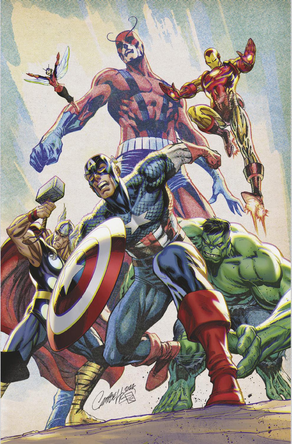 Marvel Comic Books > Incentives AVENGERS ASSEMBLE ALPHA #1 1:100 INCV JSC VIRG ANNIV VAR 75960620432800161 SEP220852