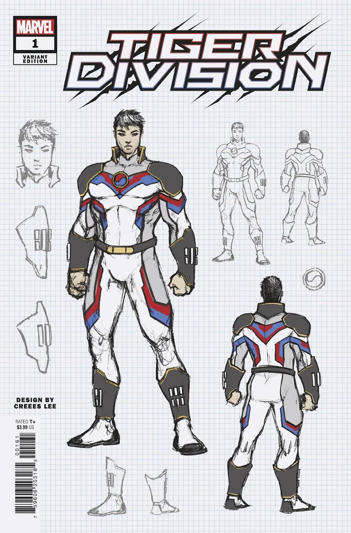 Marvel Comic Books > Incentives TIGER DIVISION #1 (OF 5) 1:10 INCV CREEES LEE DESIGN VAR 75960620318500161 SEP220909