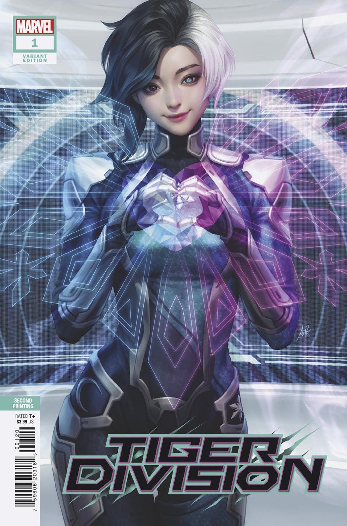Marvel Comic Books > Incentives TIGER DIVISION #1 (OF 5) 2ND PTG 1:25 ARTGERM VAR 75960620318500120 TE1122001
