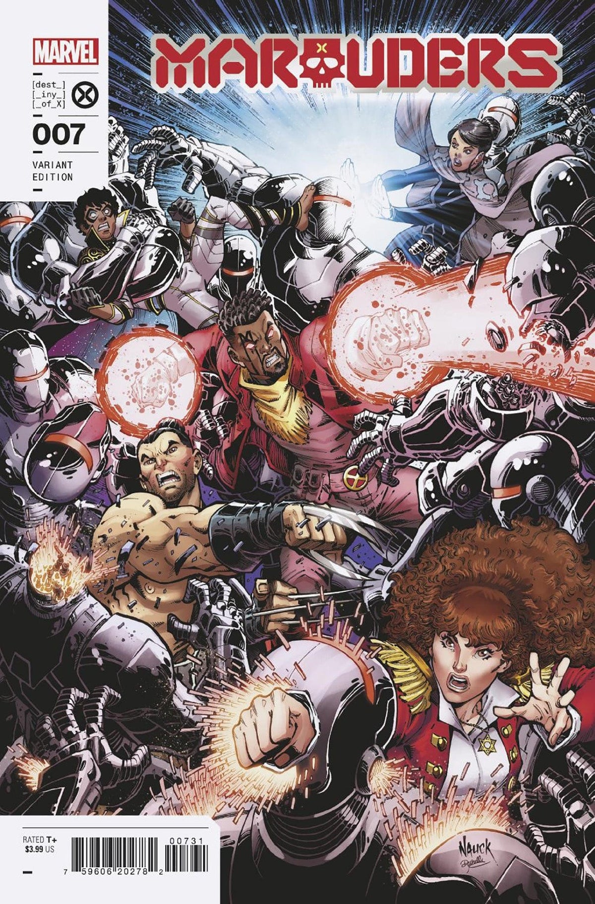Marvel Comic Books MARAUDERS #7 TODD NAUCK VAR 75960620278200731 AUG220852