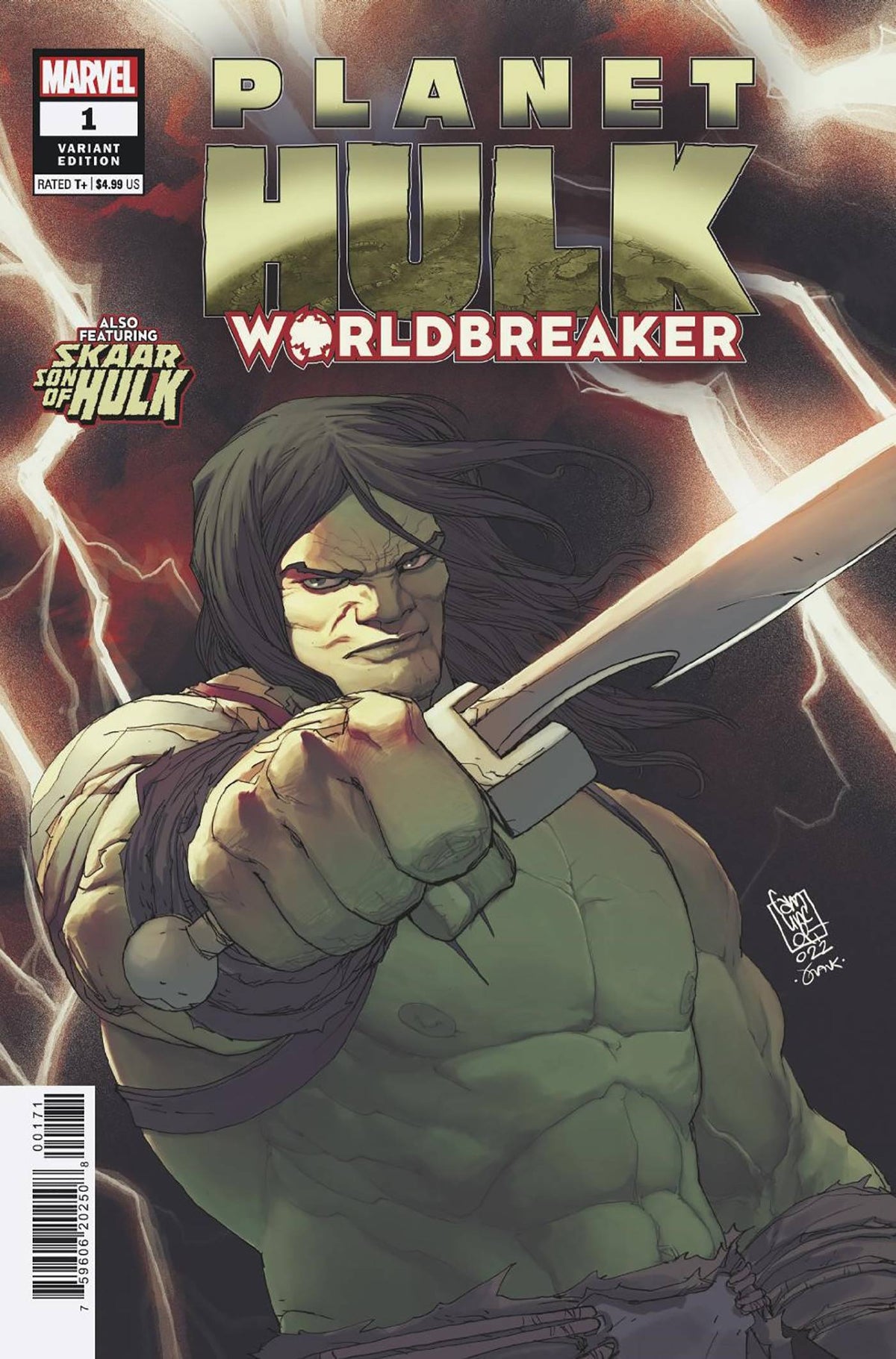 Marvel Comic Books PLANET HULK WORLDBREAKER #1 (OF 5) CAMUNCOLI SKAAR VAR 75960620250800171 JUL228240