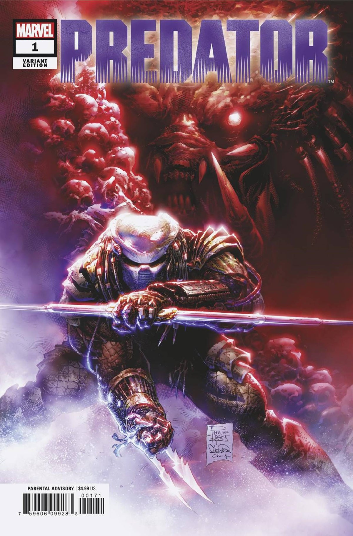 Marvel Comic Books > Incentives PREDATOR #1 1:50 INCV TAN VAR 75960609928300171 MAY220986