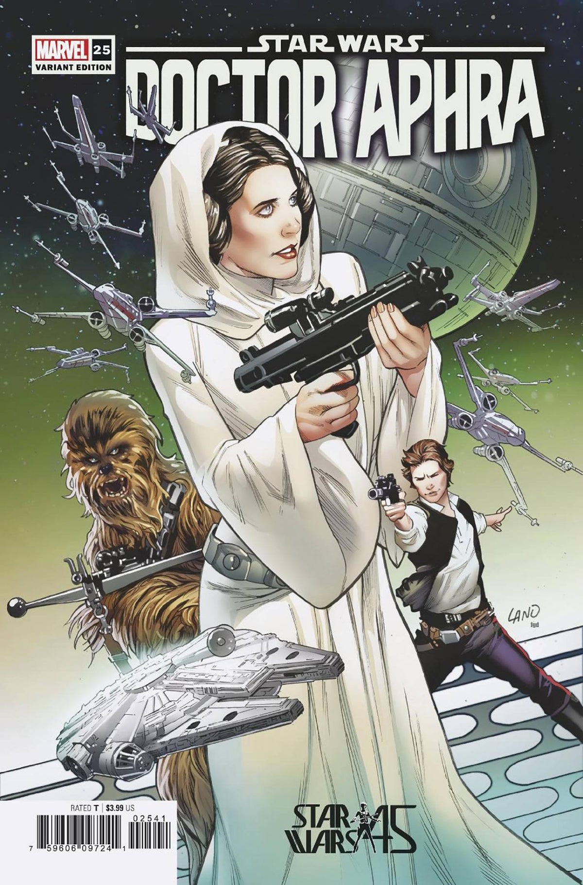 Marvel Comic Books STAR WARS DOCTOR APHRA #25 LAND NEW HOPE 45TH ANNV VAR 75960609724102541 AUG220961