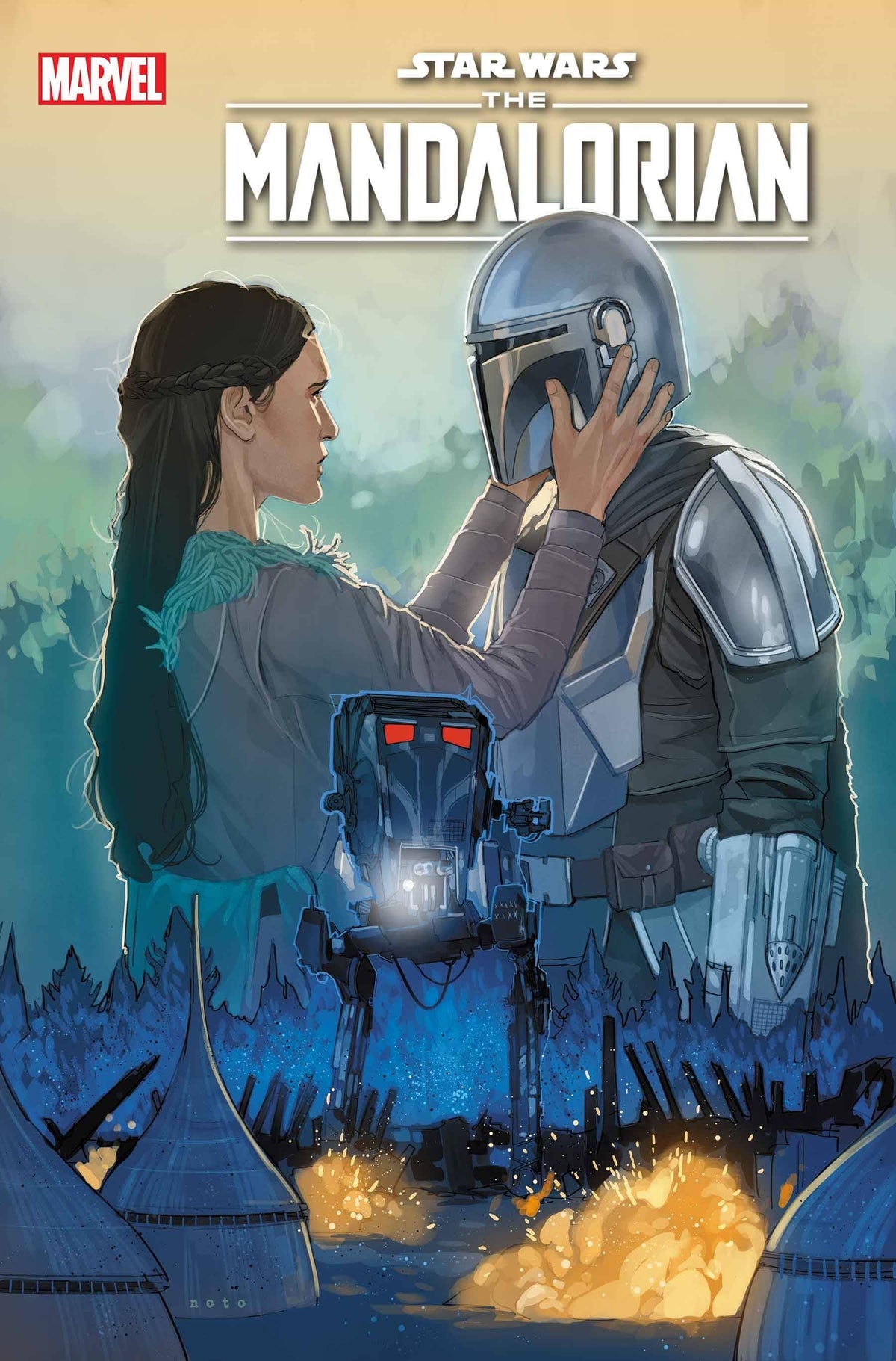 Marvel Comic Books STAR WARS MANDALORIAN #4 75960609986300411 AUG220949