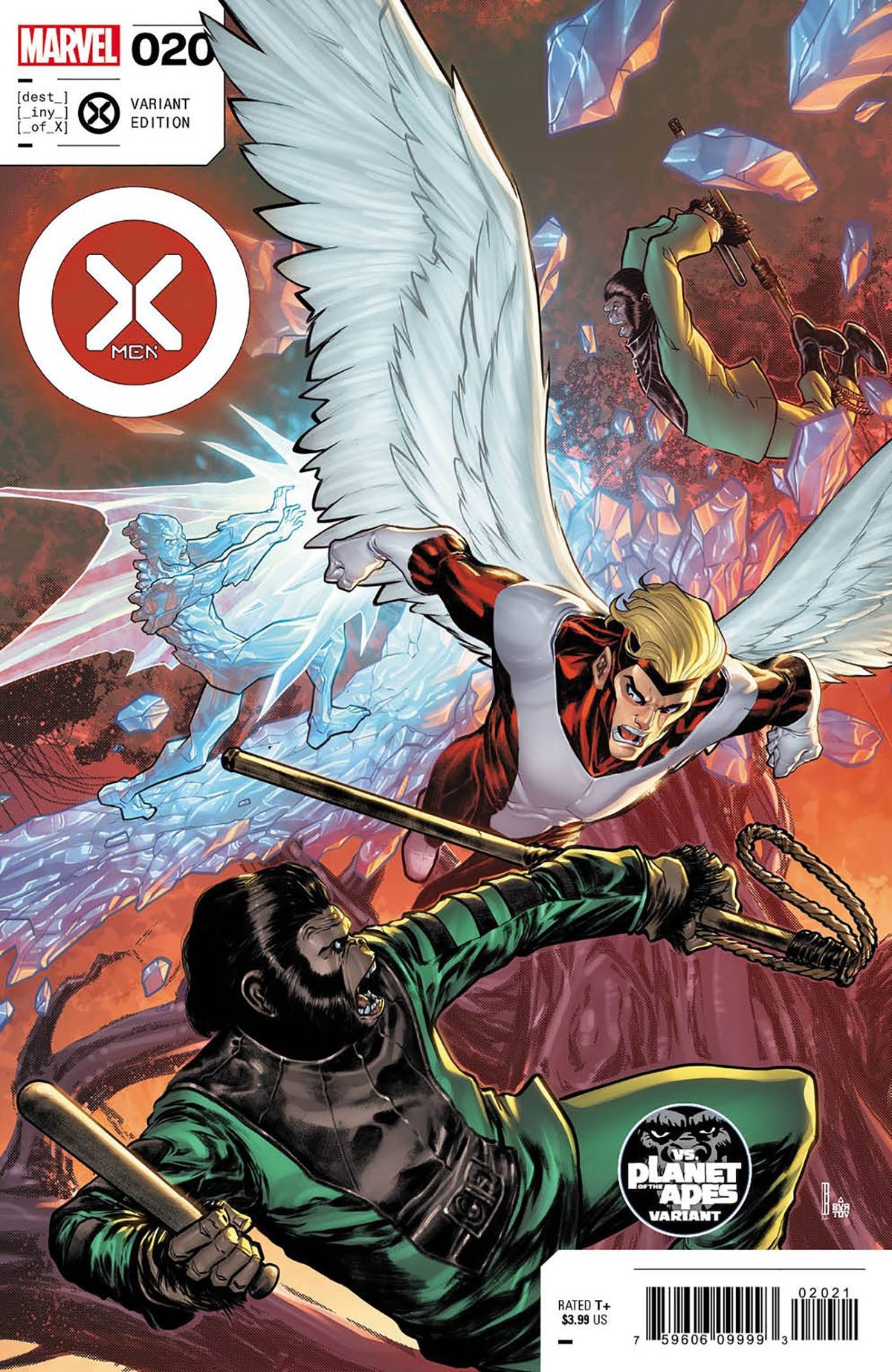 Marvel Comic Books X-MEN #20 BALDEON PLANET OF THE APES VAR 75960609999302021 JAN230883