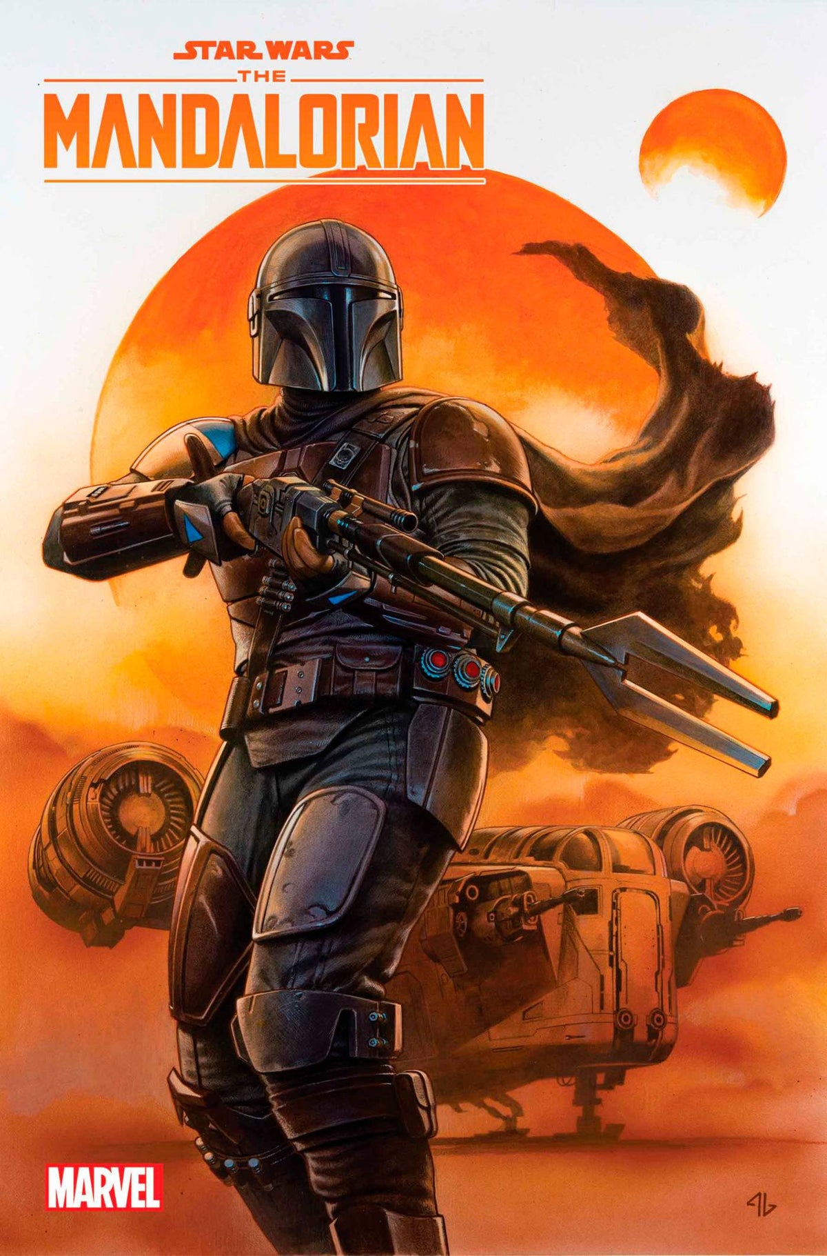 STAR WARS: THE MANDALORIAN #1 SIGNED BY RODNEY BARNES - Third Eye