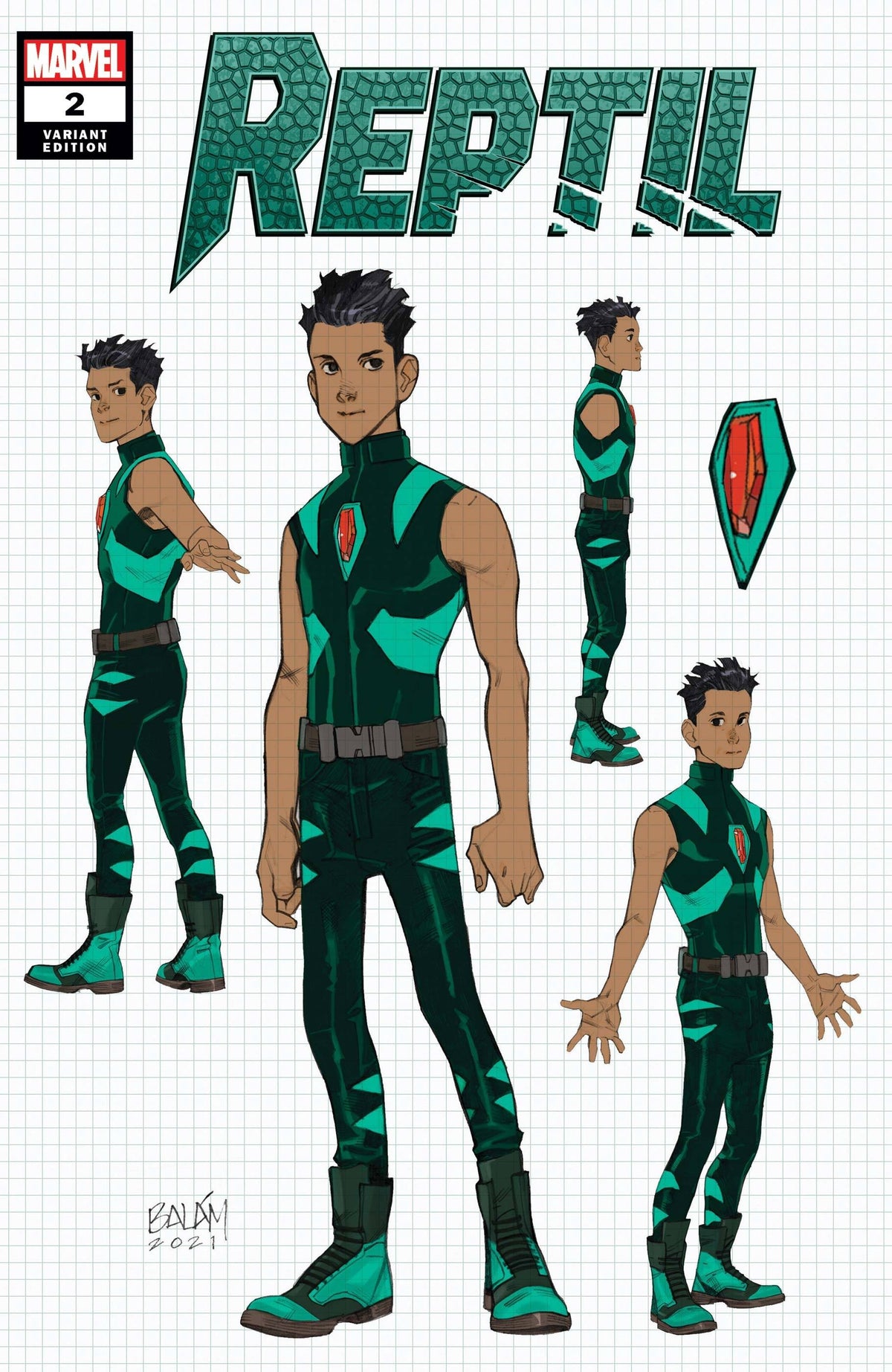 REPTIL #2 (OF 4) 1:10 BALAM DESIGN VAR - Third Eye