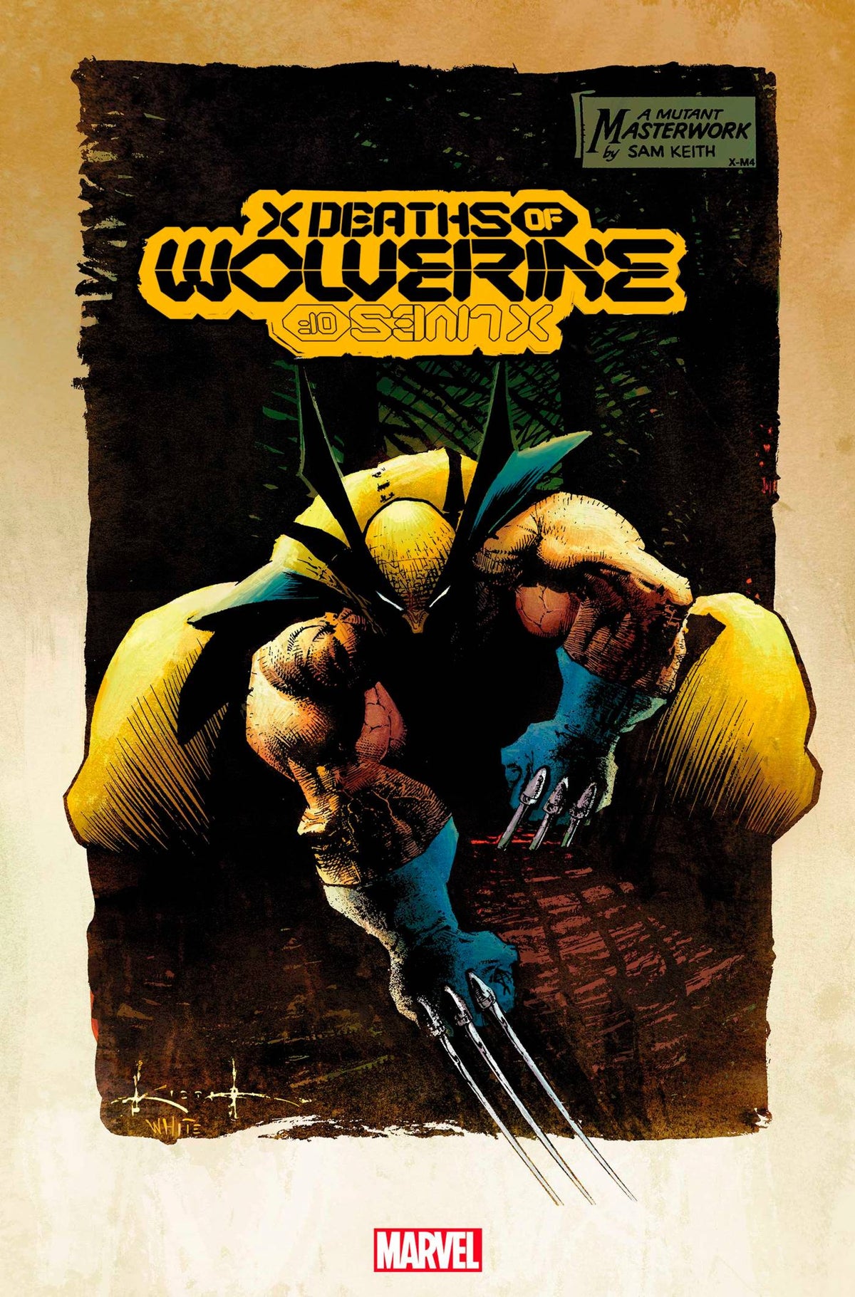 X DEATHS OF WOLVERINE #1 (OF 5) 1:100 KIETH HIDDEN GEM VARIANT - Third Eye