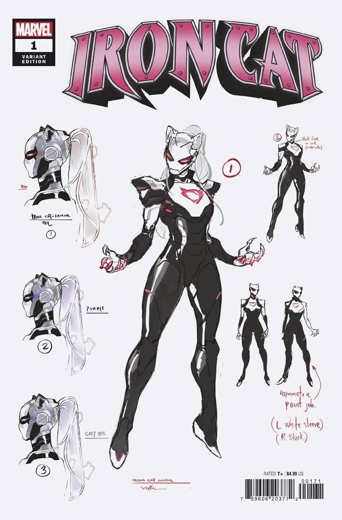 Marvel Comic Books > Incentives IRON CAT #1 (OF 5) 1:10 INCV VILLA DESIGN VAR 75960620377200171 APR220863