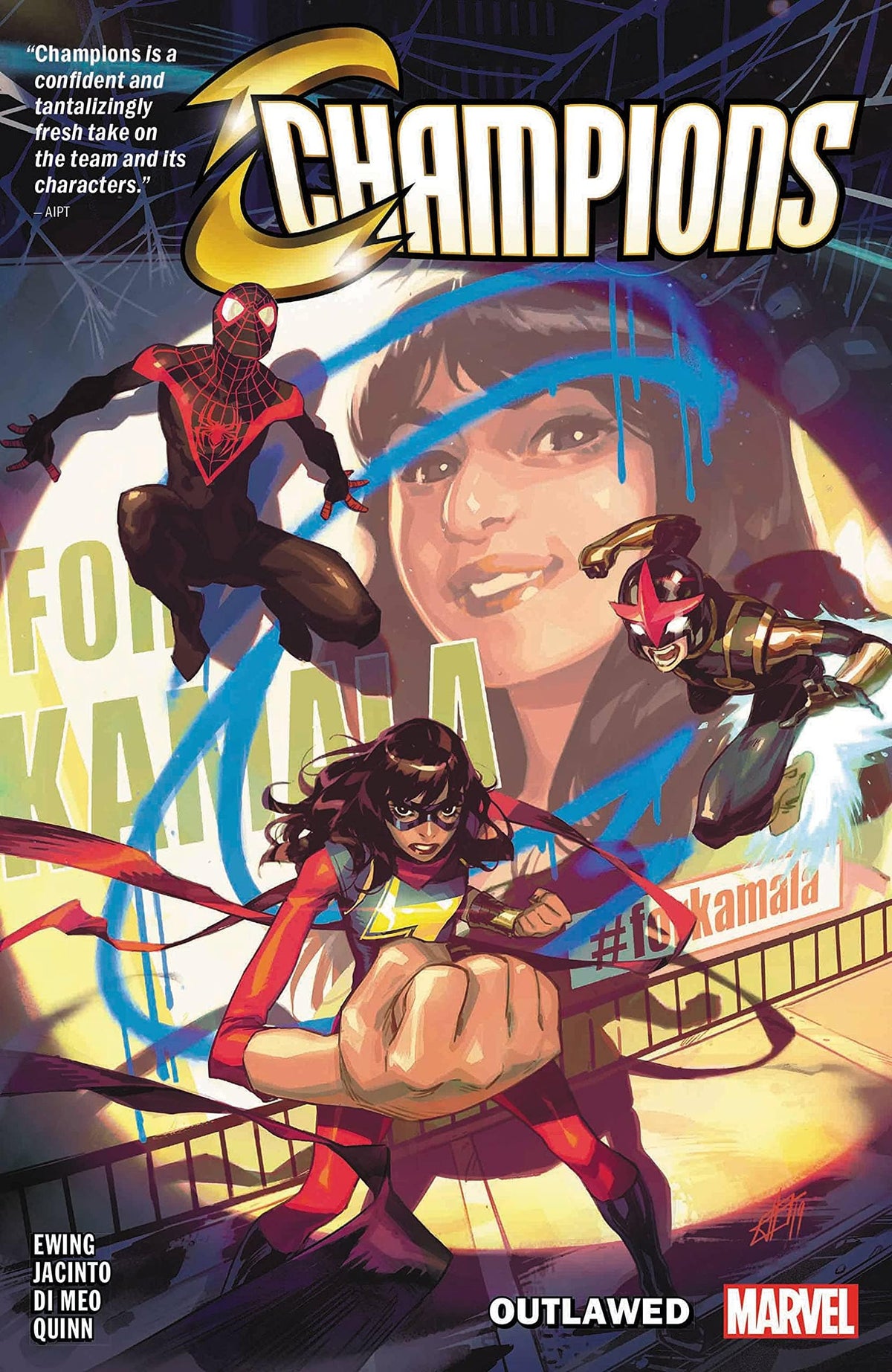 MARVEL PRH Graphic Novel Ms Marvel By Saladin Ahmed TP Vol 03 Outlawed 9781302925000 APR228052