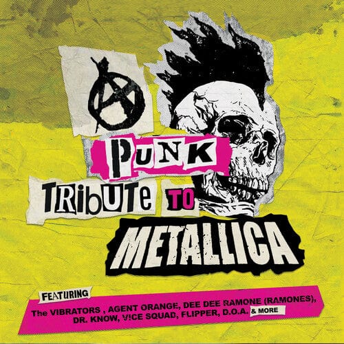 Cleopatra Music > Vinyl Records A Punk Tribute to Metallica - Yellow Vinyl 889466179914 CLE17990.1