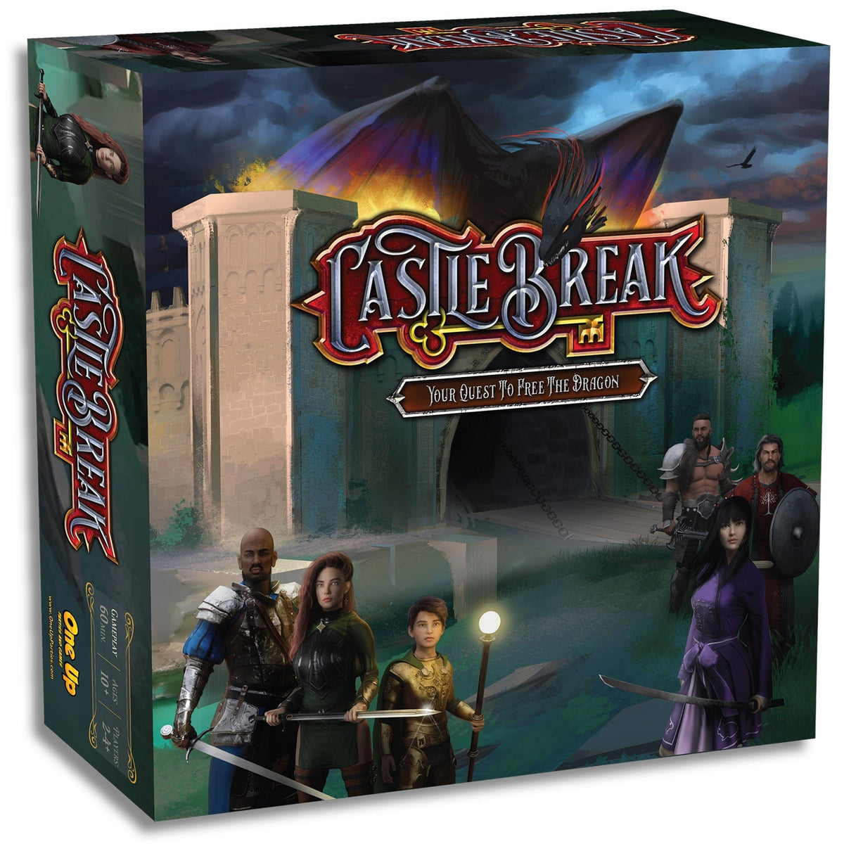 One Up Parties and Games Board Games > Large Box Games Castle Break 195893905096 OUG CB001