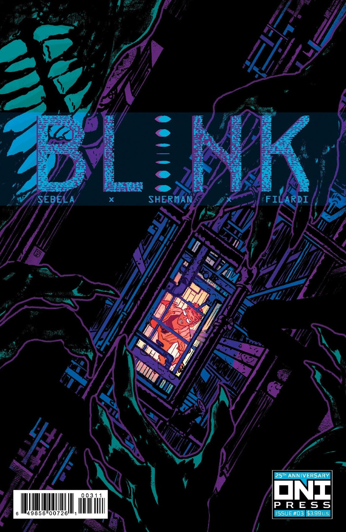 Oni Press Comic Books BLINK #3 (OF 5) CVR A HAYDEN SHERMAN 64985600726100311 0722ON278