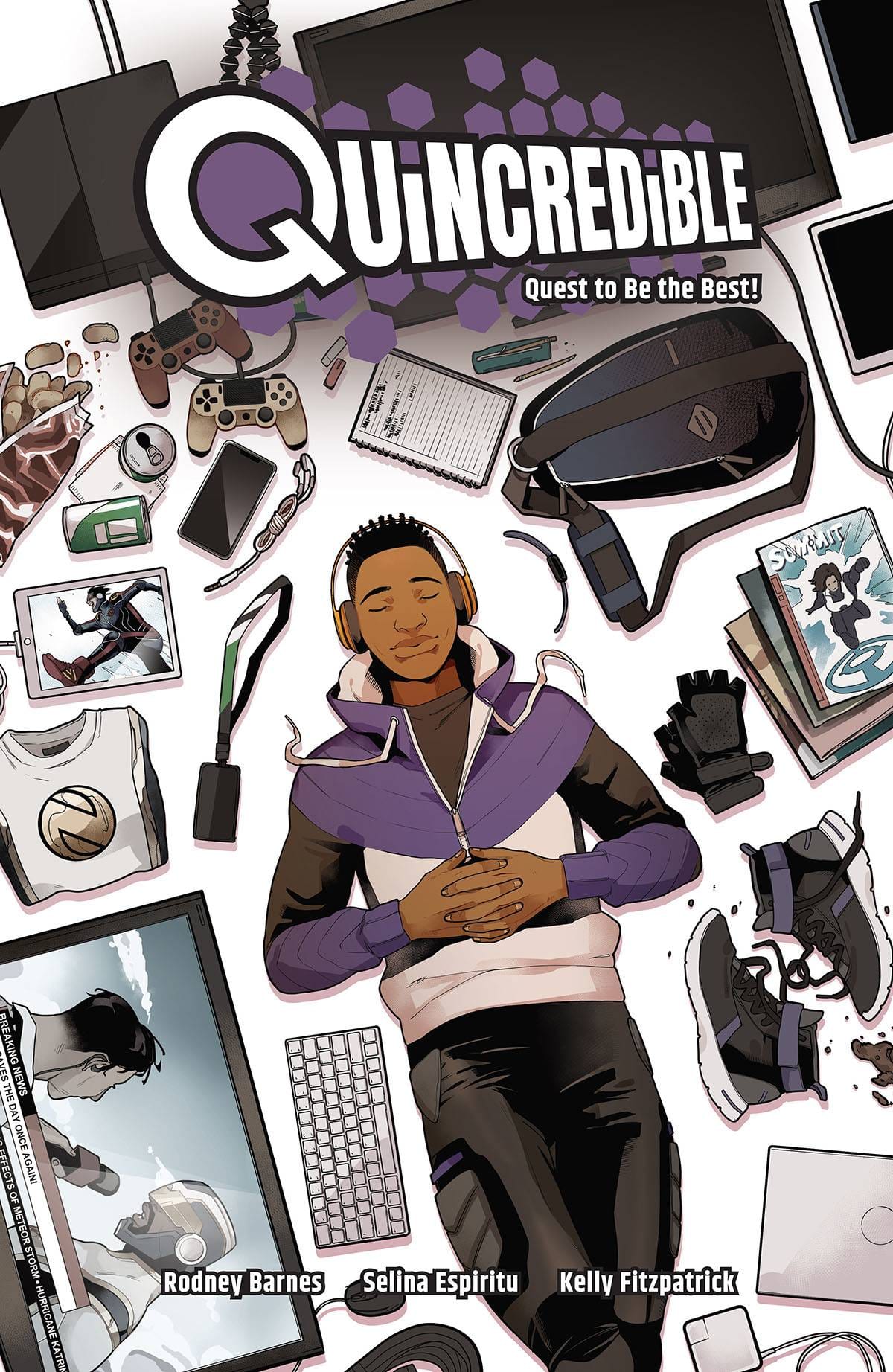 ONI PRESS INC. Graphic Novel Quincredible TP Quest To Be The Best 9781620108789 0822ON310