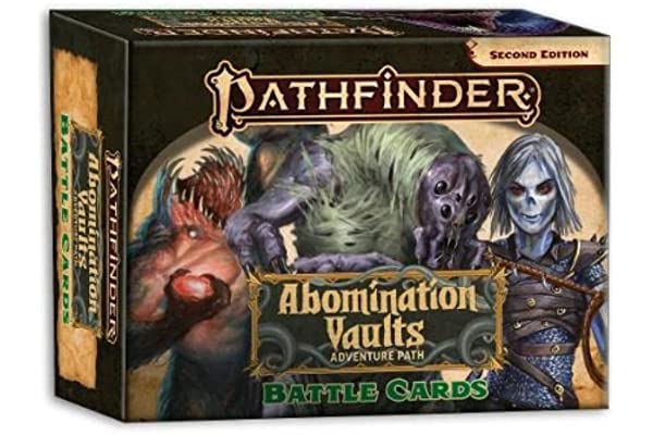Paizo Inc Tabletop Games > Role-Playing Games Pathfinder RPG: Abomination Vaults Battle Cards (P2) 9781640784727 PZO 2232