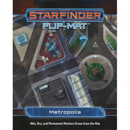 Paizo Publishing Game Supplies > Playmats Starfinder RPG: Flip-Mat - Metropolis 9781640784758 78475