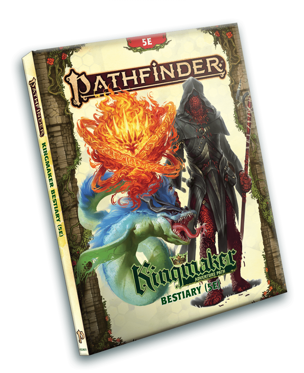 Paizo Publishing Tabletop Games > Role-Playing Games D&D 5E Compatible: Pathfinder Kingmaker - Bestiary HC 9781640784369 PZO 2025