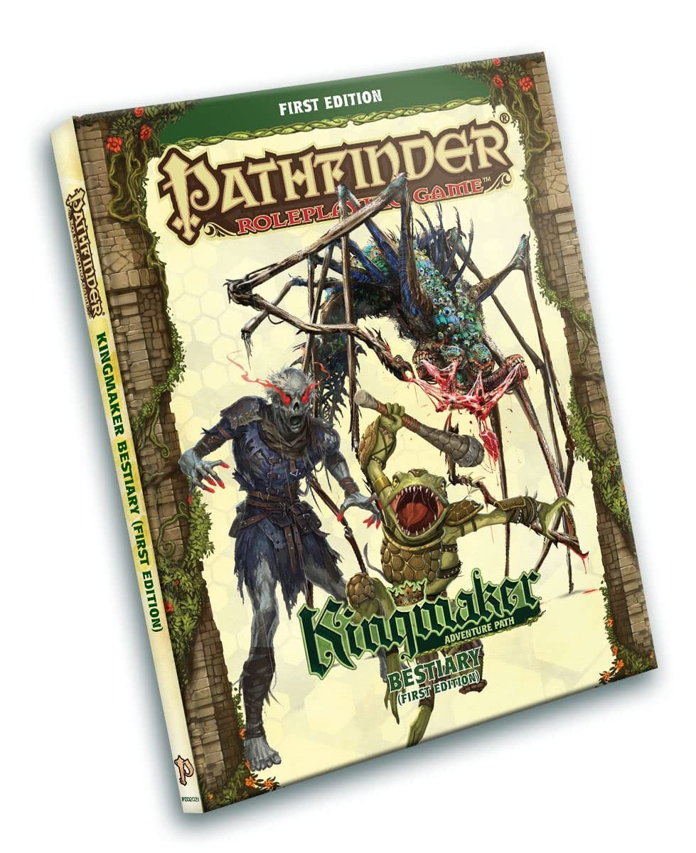 Paizo Publishing Tabletop Games > Role-Playing Games Pathfinder RPG 1E: Kingmaker - Bestiary HC 9781640784314 PZO 2021
