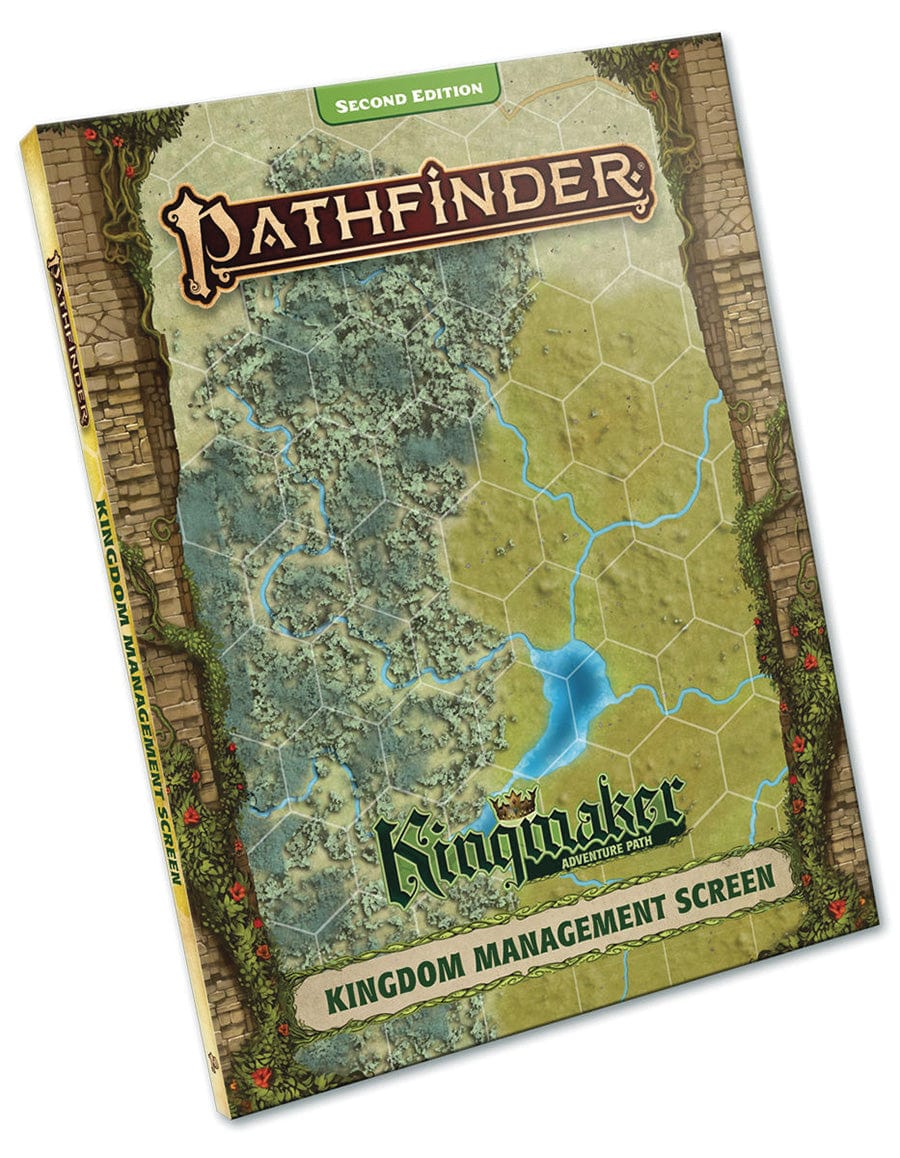Paizo Publishing Tabletop Games > Role-Playing Games Pathfinder RPG 2E: Kingmaker - Kingdom Management Screen 9781640784321 PZO 2022