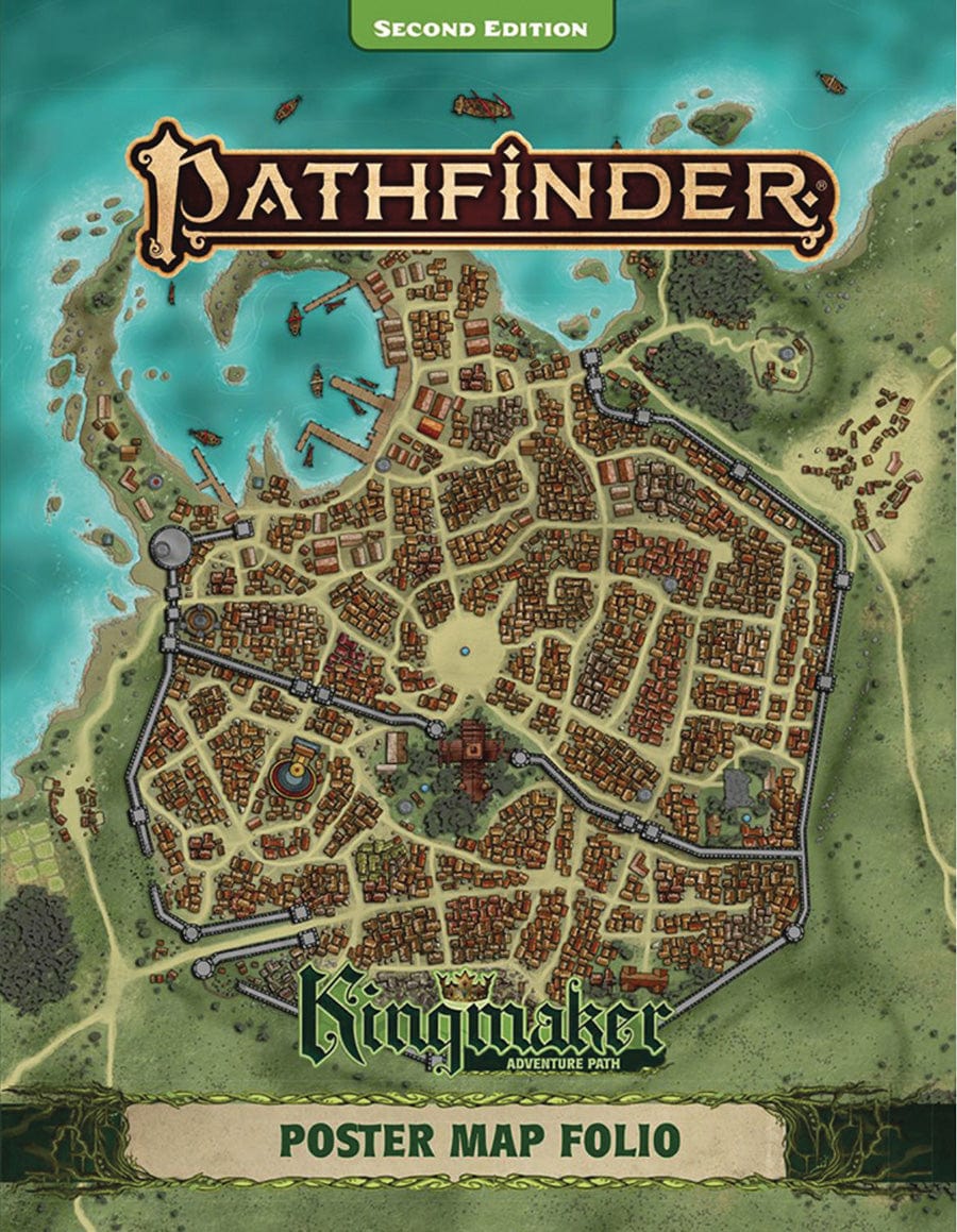 Paizo Publishing Tabletop Games > Role-Playing Games Pathfinder RPG: Kingmaker - Poster Map Folio 9781640784376 PZO 2026