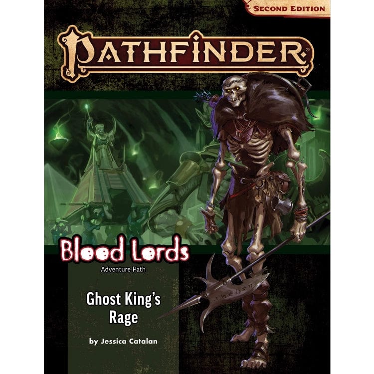 Paizo Publishing Tabletop Games > Role-Playing Games Pathfinder RPG: Adventure Path - Blood Lords Part 6 - Ghost King`s Rage (P2) 9781640784840 PZO 90186