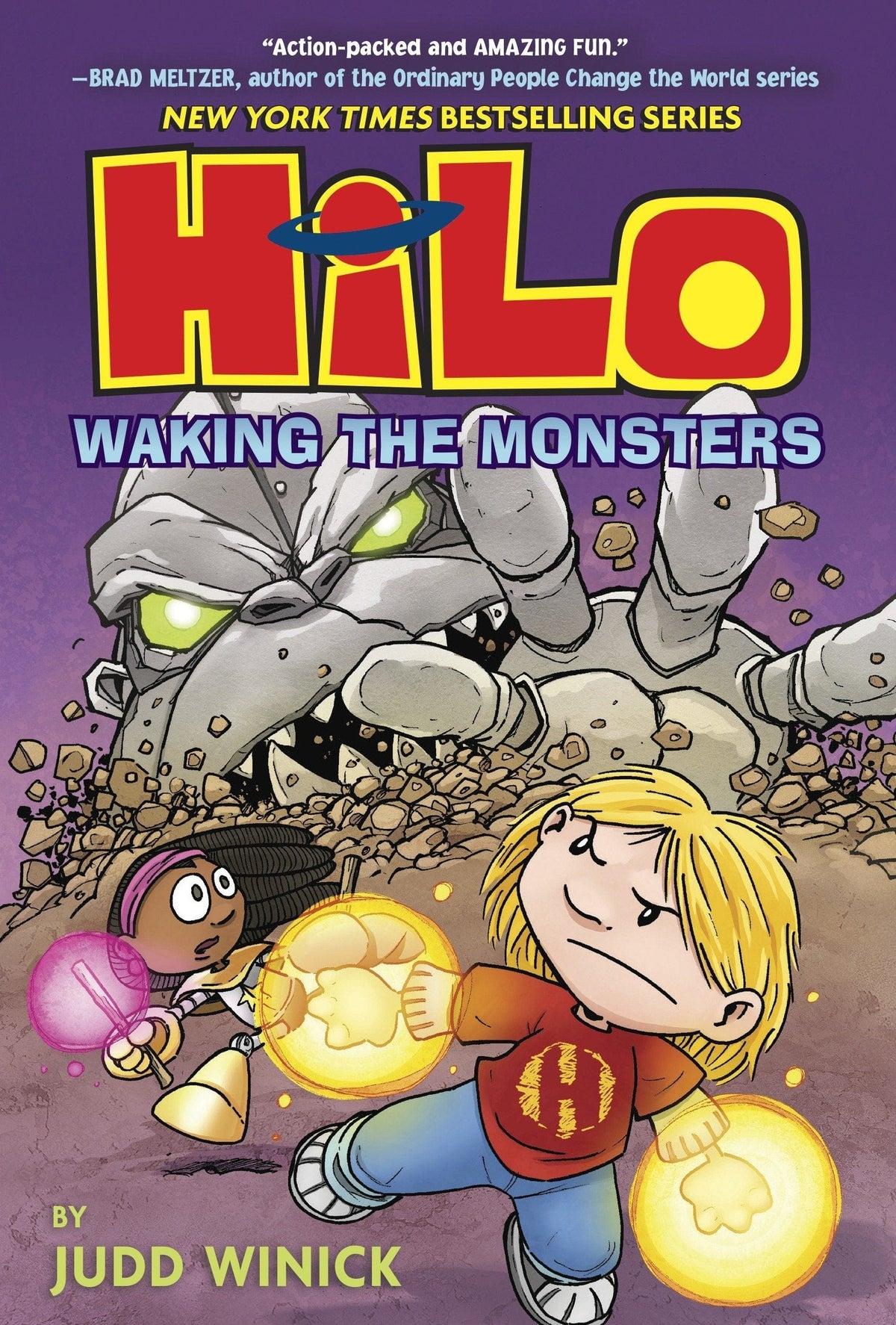 RANDOM HOUSE BOOKS YOUNG READERS Graphic Novel Hilo GN Vol 04 Waking The Monsters 9781524714932 NOV171838