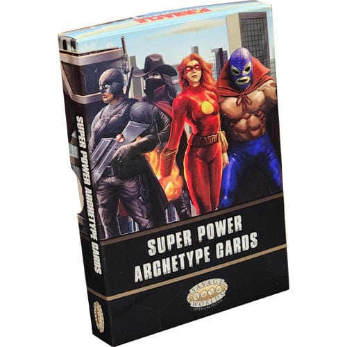 Pinnacle Entertainment Tabletop Games > Role-Playing Games Savage Worlds: Super Powers Archetype Cards 9781950082896 S2P 10507