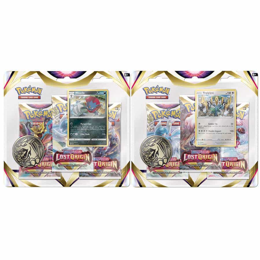 Pokemon Company Trading Card Games > Pokemon Pokemon TCG: Sword & Shield Lost Origin - 3-Booster Blister 820650850608 PUI 18287060