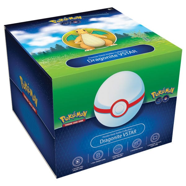 Pokemon Company Trading Card Games > Pokemon Pokemon TCG: Pokemon Go - Dragonite V-Star Deck Holder Collection 820650850790 PKU85079