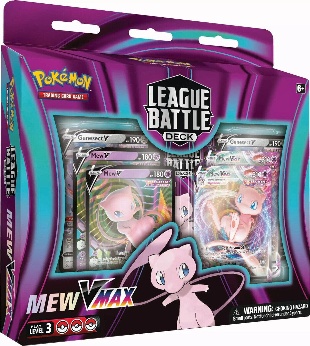 Pokemon Company Trading Card Games > Pokemon Pokemon TCG: League Battle Deck - Mew Vmax 820650851124 PUI 29085112