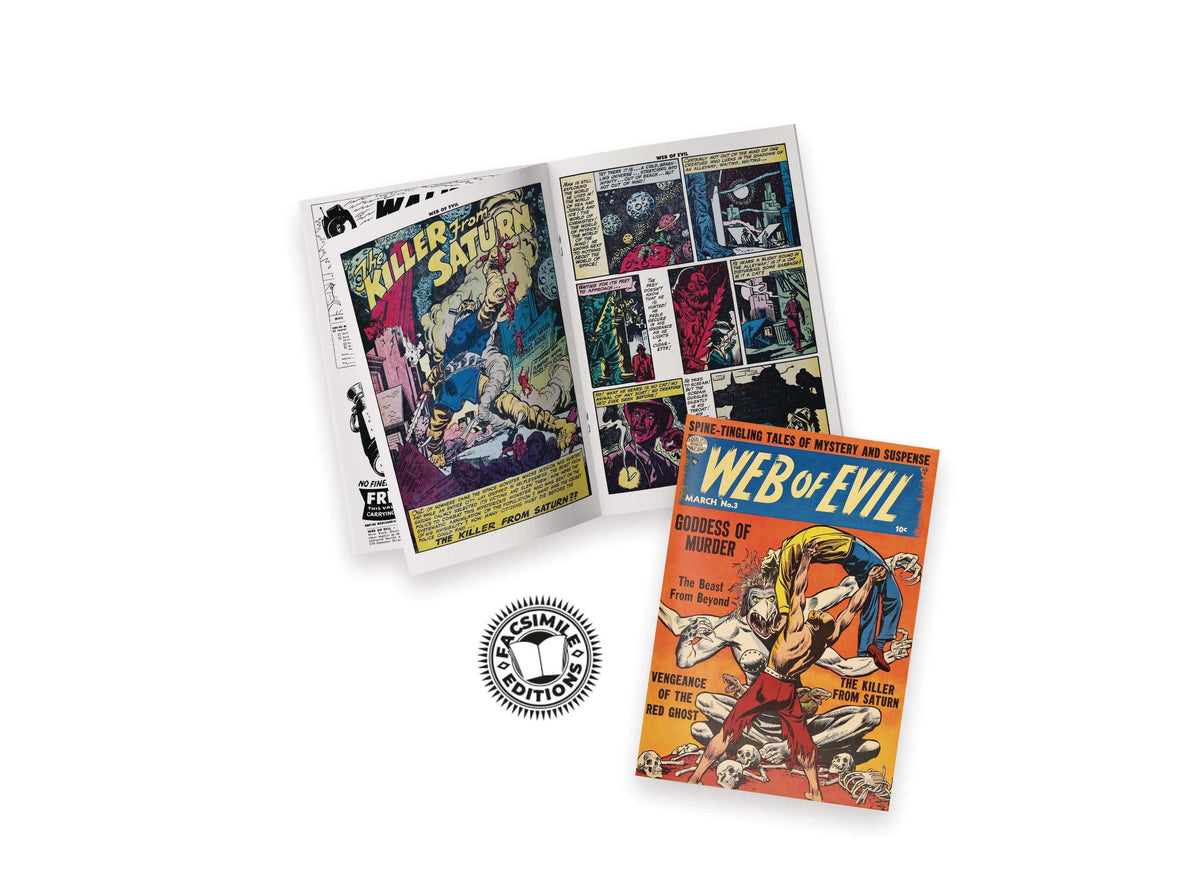 PS ARTBOOKS Comic Books PS ARTBOOKS WEB OF EVIL COMIC FACSMILE #3 MAR 1953 (C: 0-1-0 978180394193651599 MAY231947