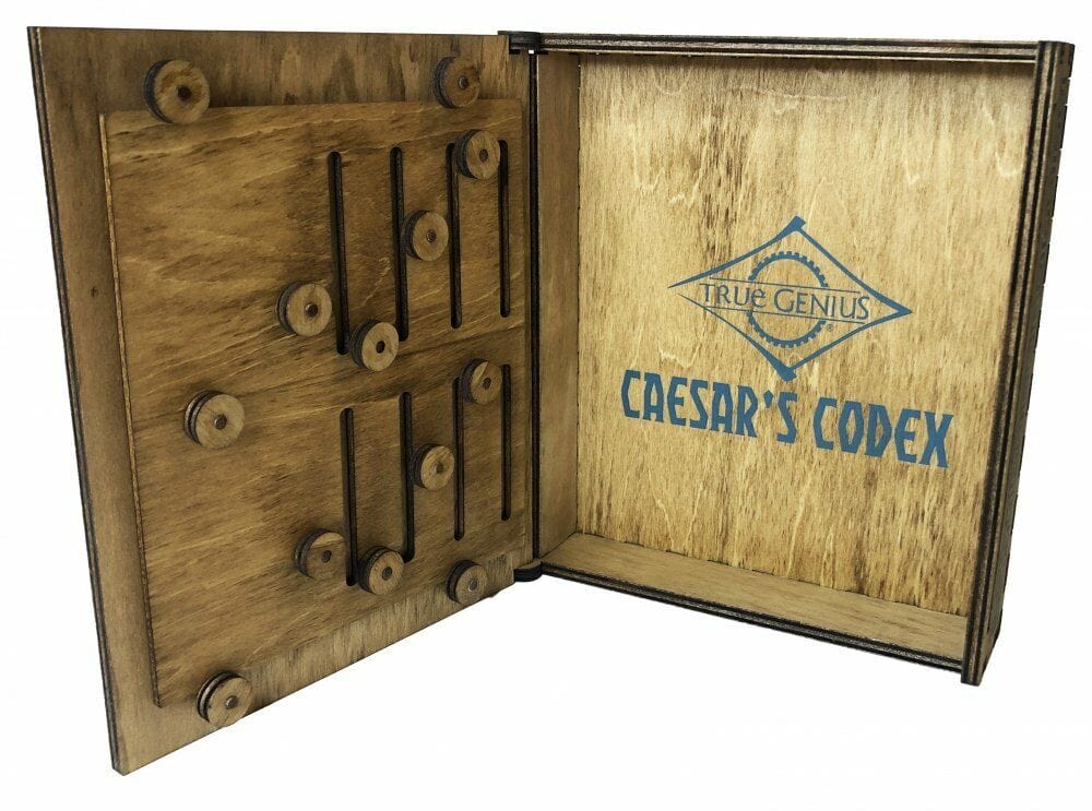 Project Genius Puzzles > Hand Puzzles True Genius: Puzzle Box - Caesar's Codex 850013539215 TG423