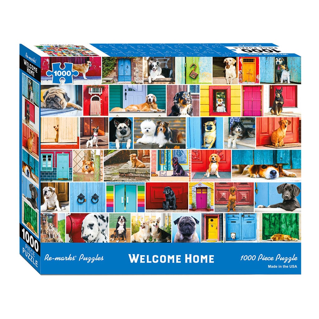 Re-Marks Puzzles > Jigsaw Puzzles Re-Marks: 1000pc Jigsaw - Welcome Home 681410197216 RMP19721