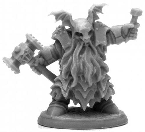 Reaper Miniatures Miniatures > Reaper Bones Legends: Dark Dwarf Irontongue Priest 762486300806 RPR 30080