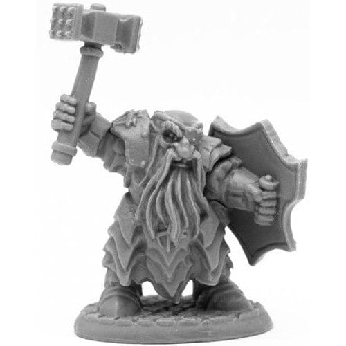 Reaper Miniatures Miniatures > Reaper Bones Legends: Dark Dwarf Striker 762486300820 RPR 30082