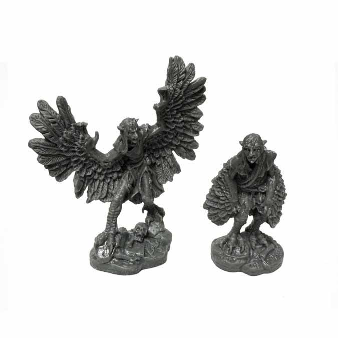 Reaper Miniatures Miniatures > Reaper Bones Legends: Harpies (2) 762486441622 RPR 44162