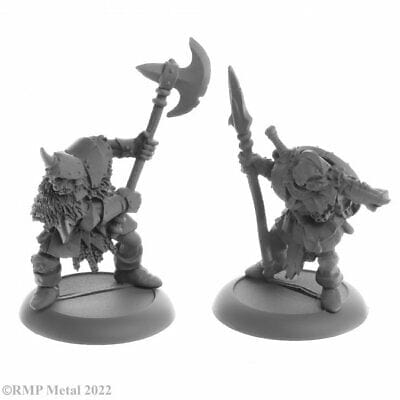 Reaper Miniatures Miniatures > Reaper Bones Legends: Orcs (2) 762486070143 RPR 07014