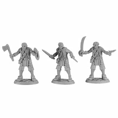 Reaper Miniatures Miniatures > Reaper Reaper: Dark Heaven Bones Classic - Build-a-figure Modular Pirate (3) 762486300424 RPR 30042