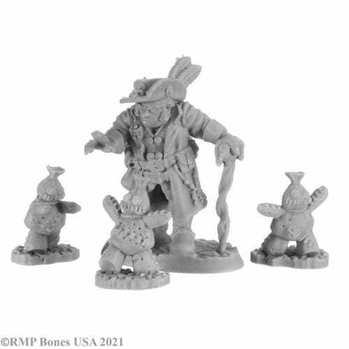 Reaper Miniatures Miniatures > Reaper Reaper: Dark Heaven Bones Classic - Hawthorne Krabbe and Poppets 762486300370 RPR 30037