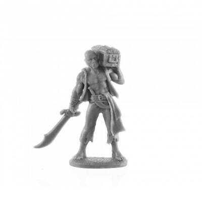 Reaper Miniatures Miniatures > Reaper Reaper: Dark Heaven Bones Classic - Pirate with Treasure Chest 762486300264 RPR 30026