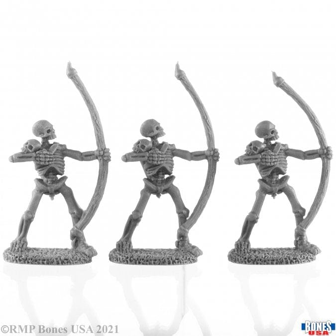 Reaper Miniatures Miniatures > Reaper Reaper: Dark Heaven Bones Classic - Skeletal Archers 762486300240 RPR 30024