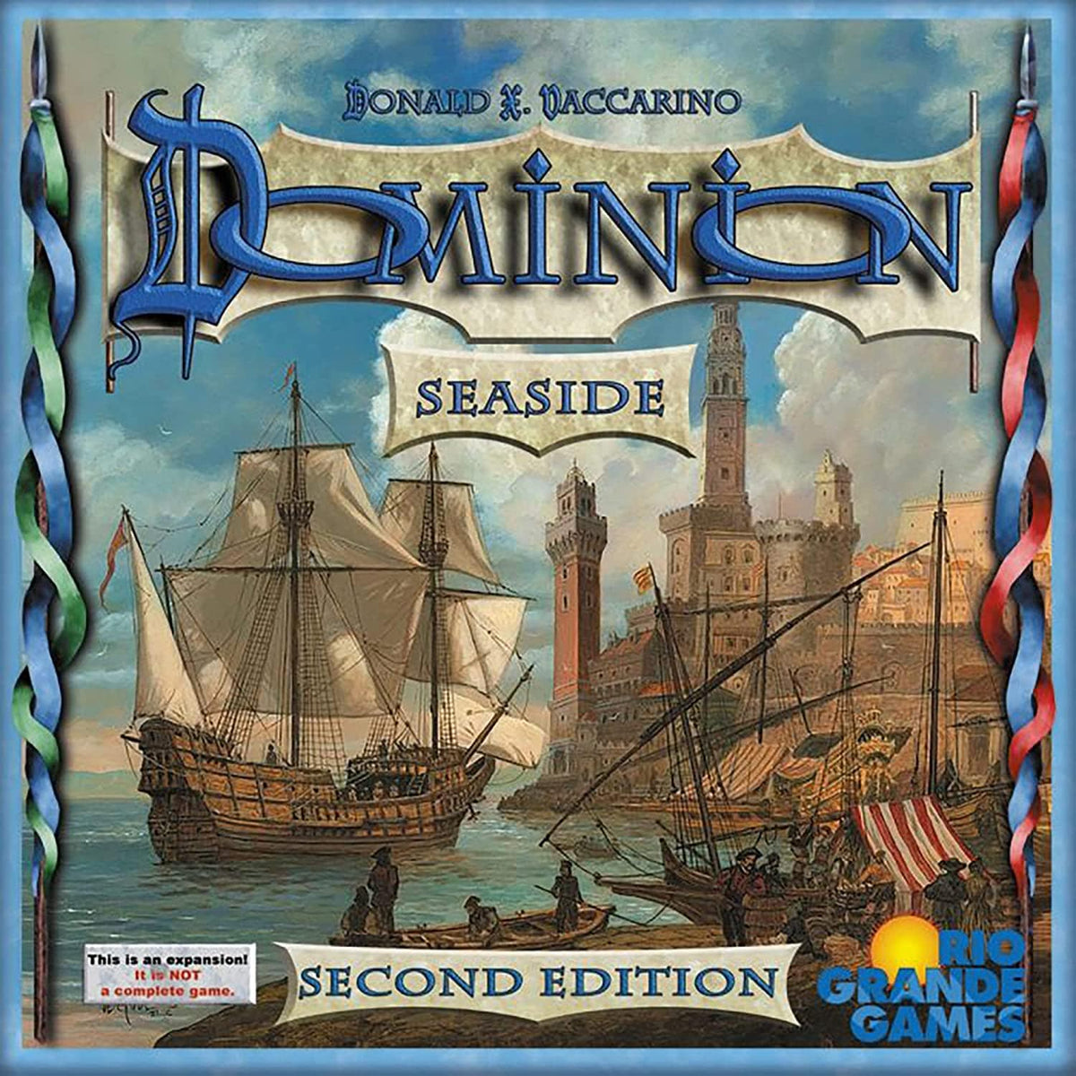 Rio Grande Games Board Games > Large Box Games > Expansions Dominion: Seaside Expansion 655132006217 RGG 621