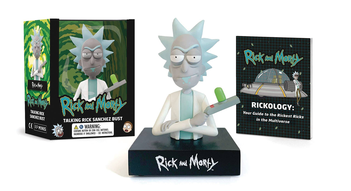 Running Press Books RICK AND MORTY TALKING RICK SANCHEZ BUST KIT 9780762482399 FEB231685