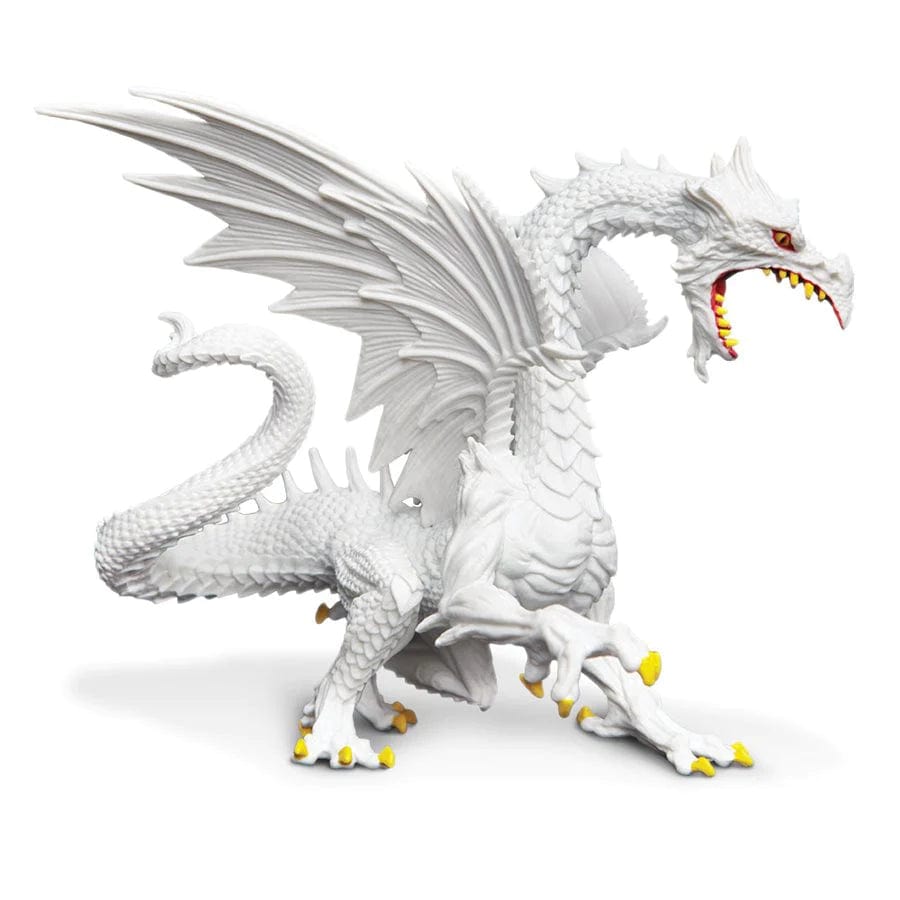 Safari, Ltd. Toys > Statues > Dragons Safari, Ltd.: Glow-in-the-Dark Snow Dragon 609366101200 10120