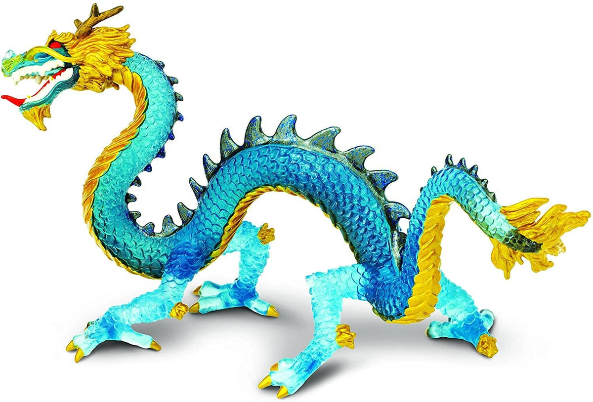 Safari, Ltd. Toys > Statues > Dragons Safari, Ltd.: Krystal Blue Dragon 095866101701 10175