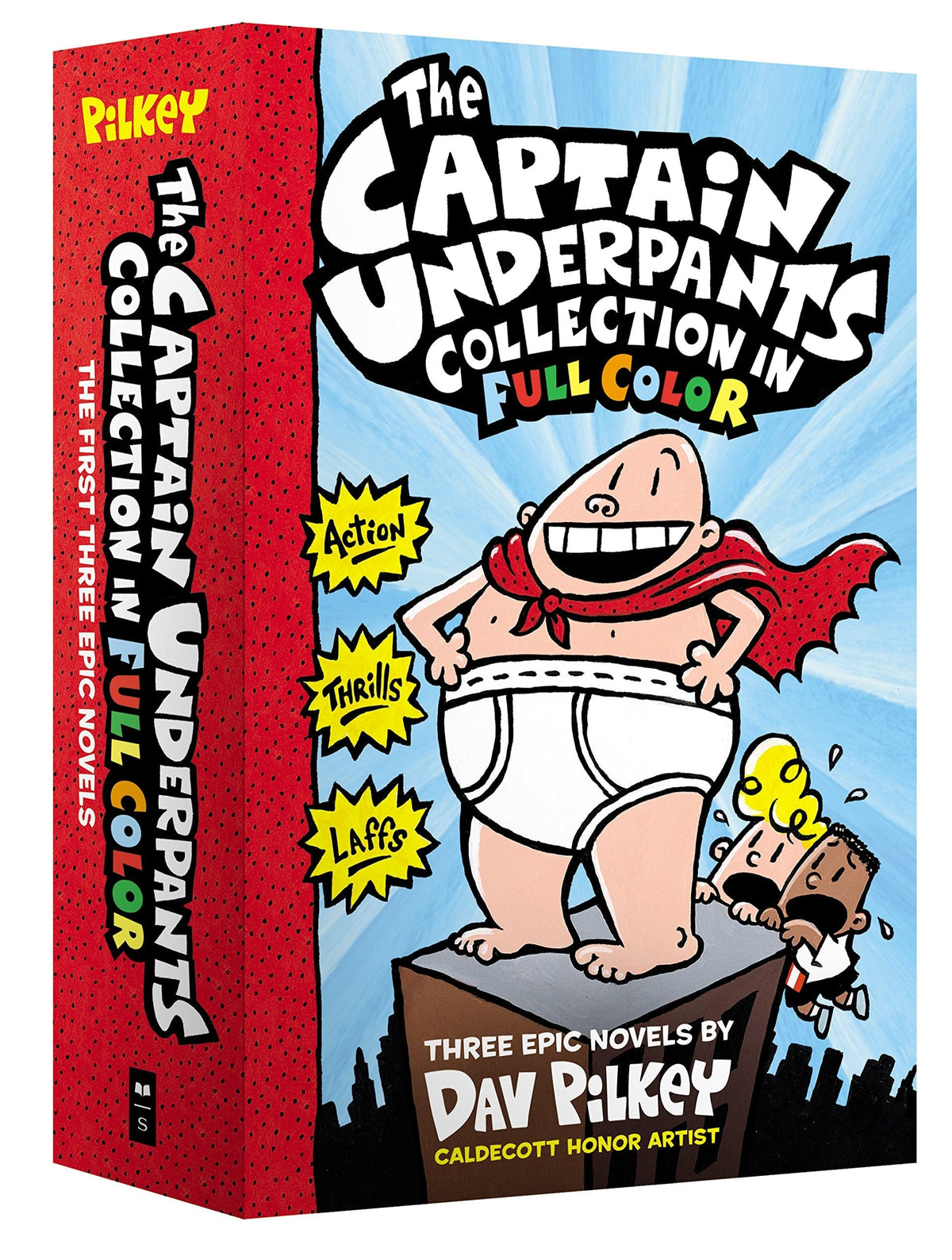 Scholastic Graphic Novel > Kids Captain Underpants: Collection in Full Color - Vol. 1/2/3 HC Box Set 9780545870115