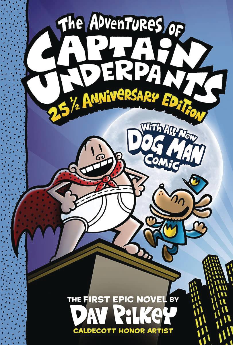 Scholastic Inc. Books ADV OF CAPT UNDERPANTS W DOG MAN COMIC COLOR ED 9781338865394 JAN231795