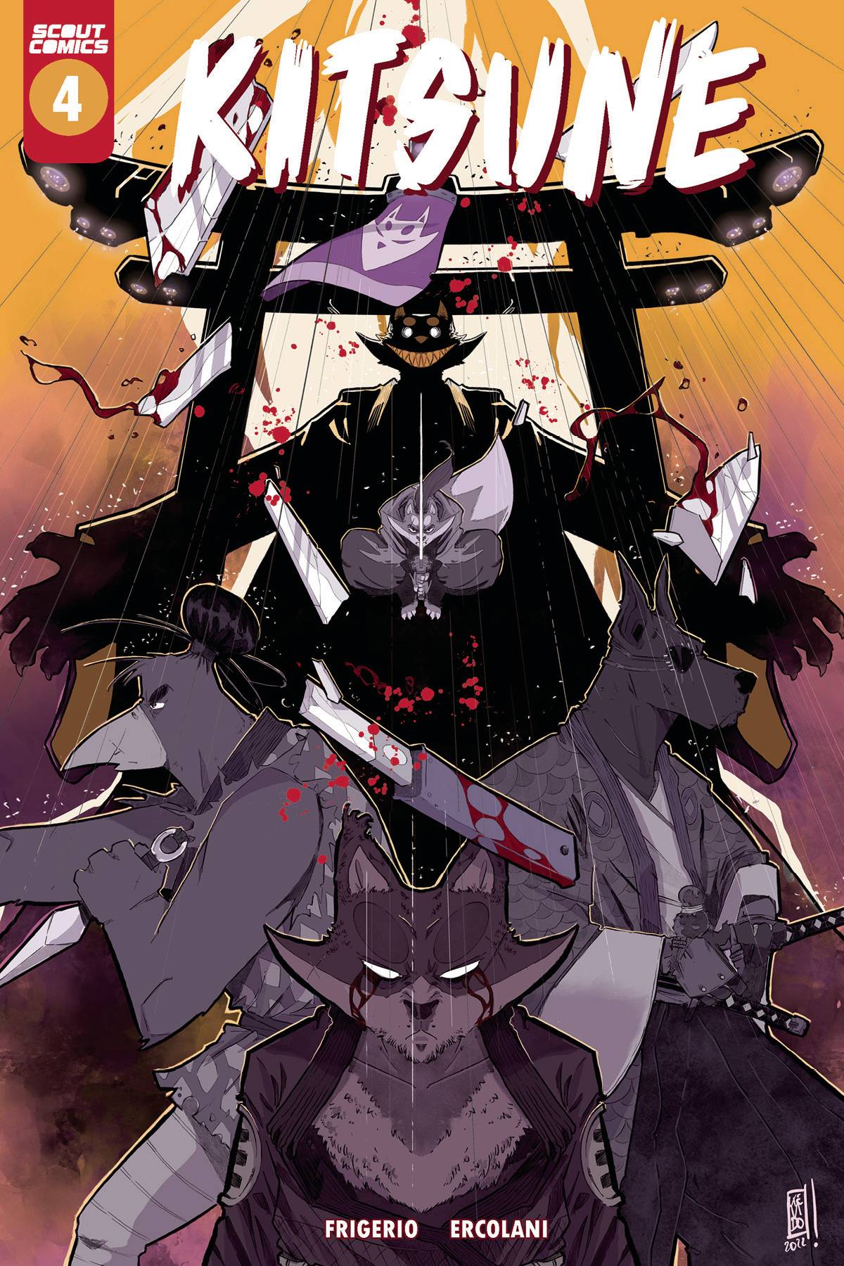Scout Comics Comic Books KITSUNE #4 (OF 6) 02221169127300411 APR231802